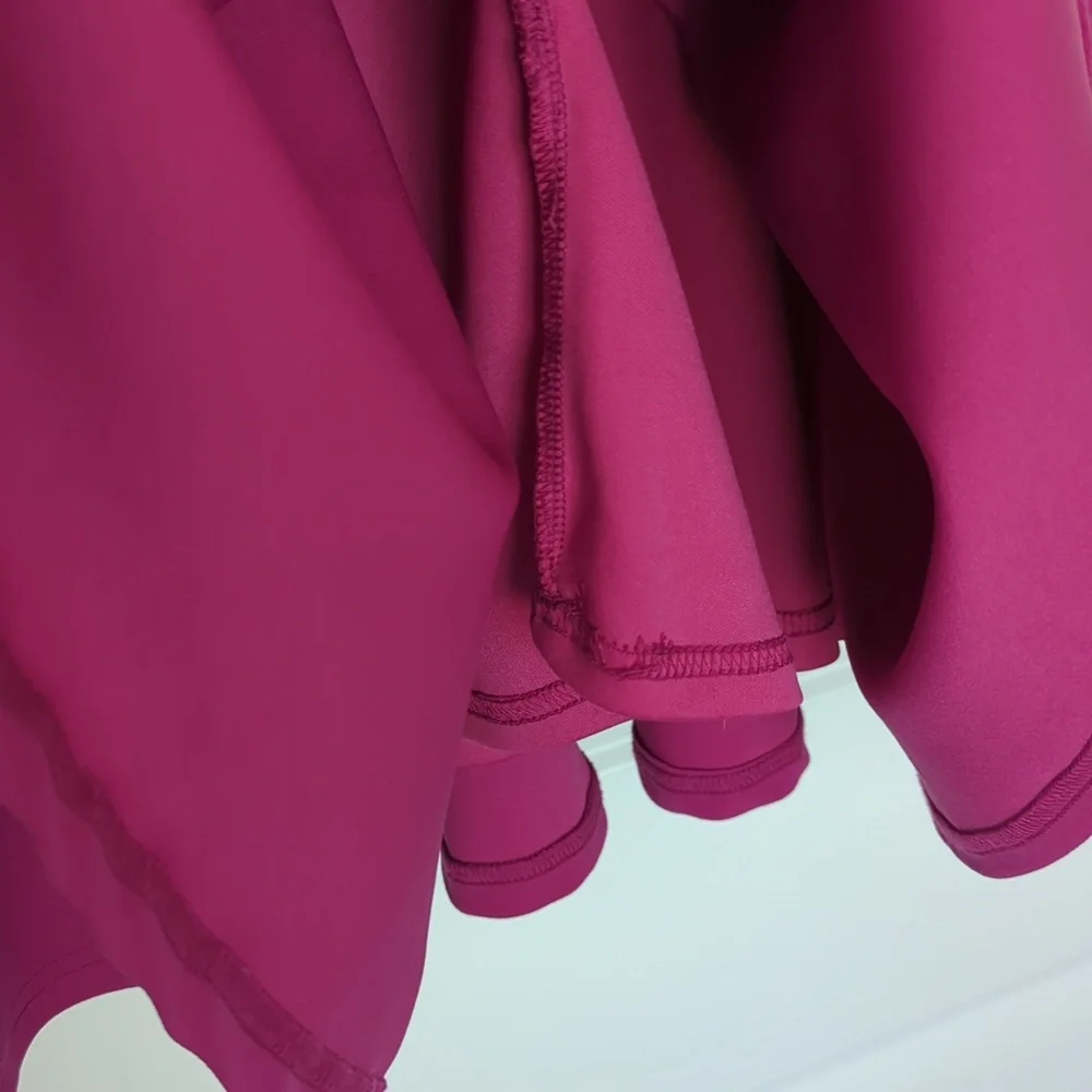 Lulus Darling Delight Fuchsia Skater Dress Pink - Size XL - Picture 7 of 7